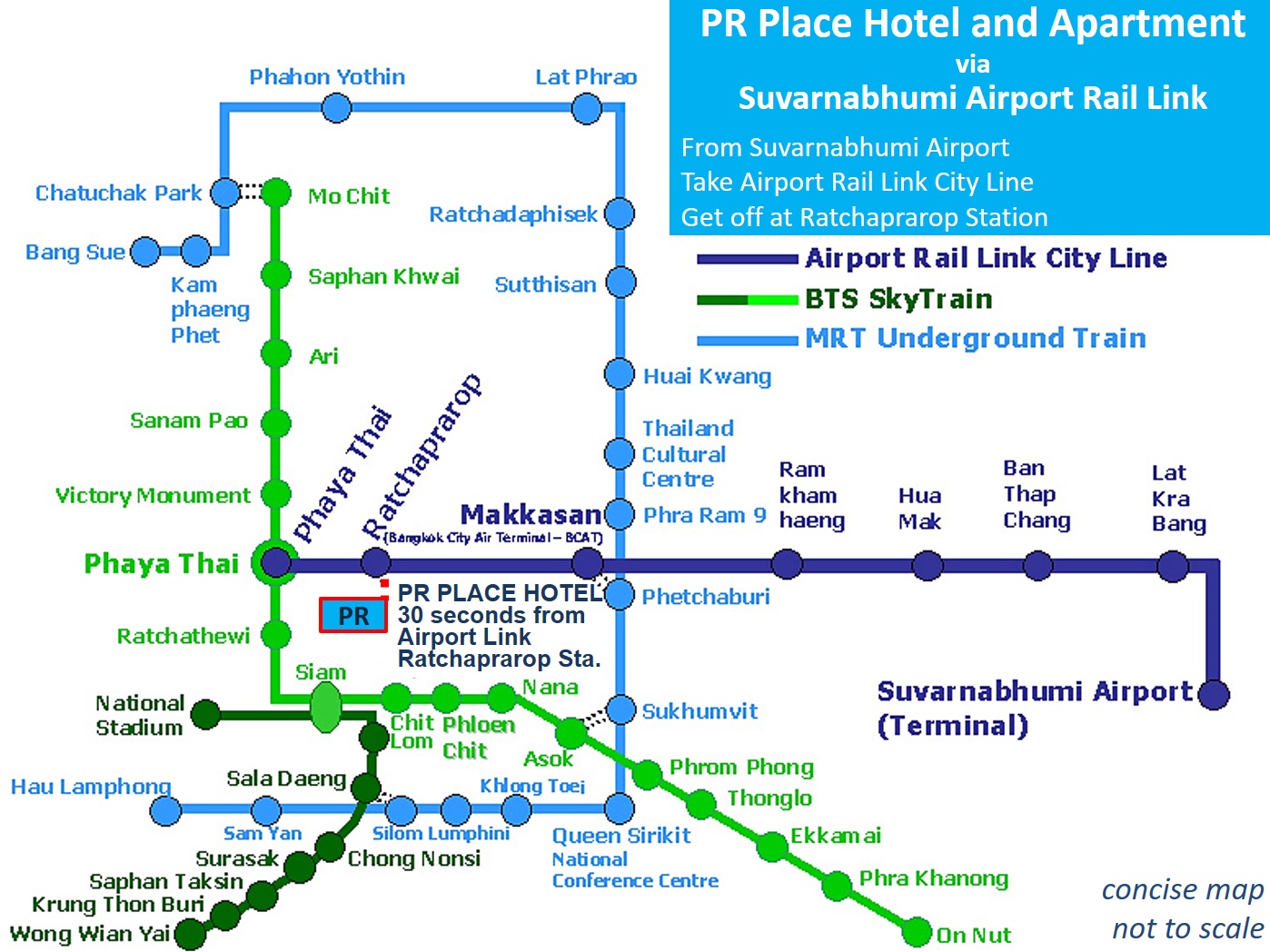 Bangkok Rail Map